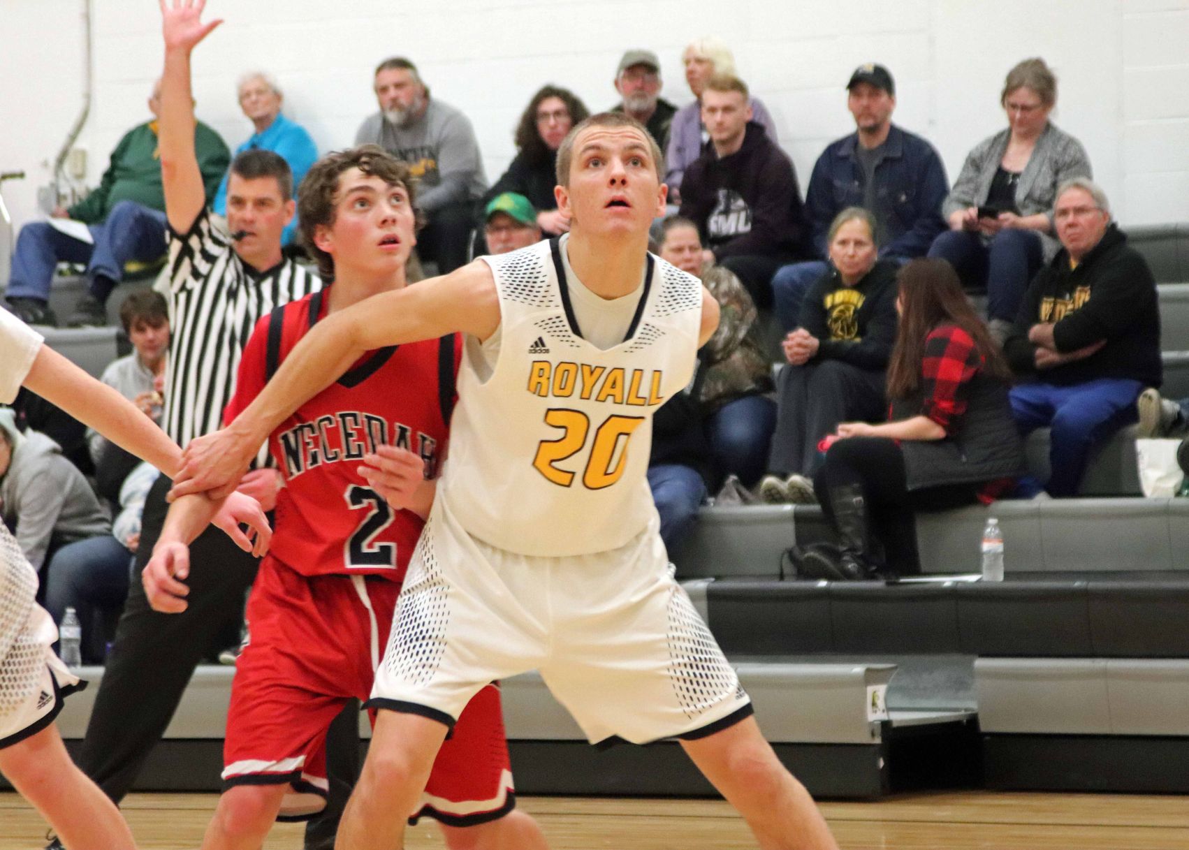 Necedah at Royall boys basketball (12/20/18)